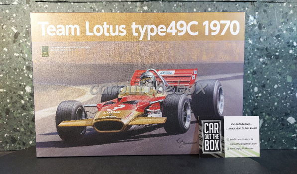 Team Lotus type 49C 1970 1:20 Ebbro 044 - 1