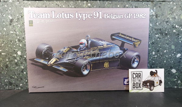 Team Lotus type 91 Belgian GP 1982 1:20 Ebbro 046 - 0