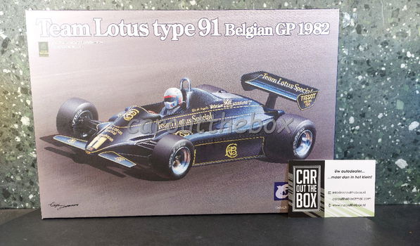 Team Lotus type 91 Belgian GP 1982 1:20 Ebbro 046 - 1