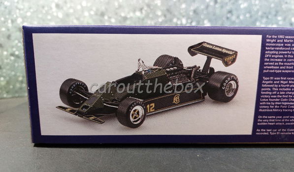 Team Lotus type 91 Belgian GP 1982 1:20 Ebbro 046 - 2