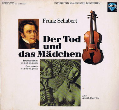 LP - Schubert - Der Tod und das Mädchen - Novak Quartett - 0