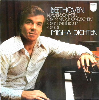 LP - Beethoven - Sonatas op.27 & op.13 - Misha dichter, piano - 0