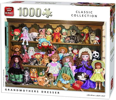 King Puzzel -Grandmother's Dresser 1000 Stukjes - 0