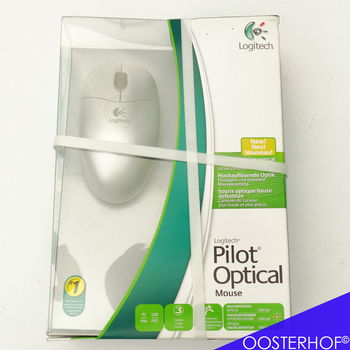 Logitech® Pilot Optical Mouse USB Silver 931781-0914 | NIEUW - 6