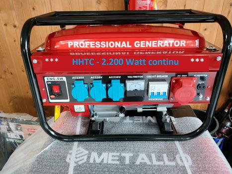 HHTC-2200 Generator 230 + 400 Volt - 0