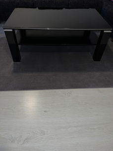 Glazen salontafel