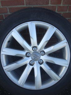 19 inch Originele Highline Audi Q5 Velgen & Banden 5x112