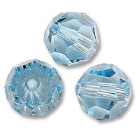 Swarovski 5000 Aquamarine 10mm 2 Stuk - 0