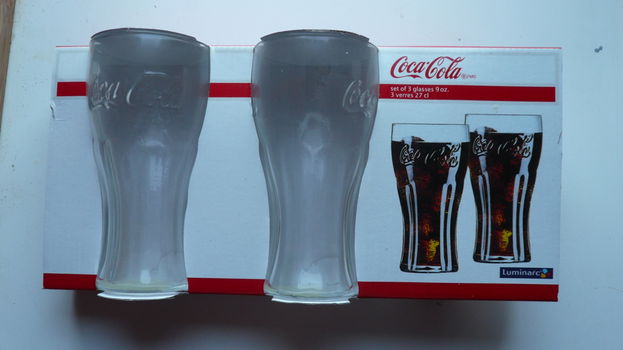 verschillende nieuwe glazen sets , coca cola , whisky , long drink - 0