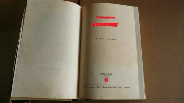 Mein Kampf jubileum uitgave 1943 met zeldzame getempelde doos - 3