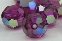 Swarovski 5000 Fuchsia AB 10mm 5 Stuk - 1