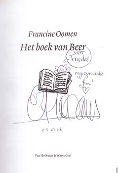 HET BOEK VAN BEER - Francine Oomen - GESIGNEERD - 1