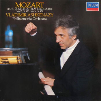 LP - Mozart - pianoconcertos No.15 & No. 16 - Vladimir Ashkenzay - 0