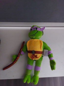 Nieuw met kaartje donatello ninja turtles knuffel - 0