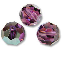 Swarovski 5000 Amethyst AB 8mm 4 Stuk of per stuk - 0