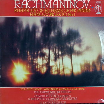 LP - Rachmaninov - Rhapsody on a theme of Paganini - pianoconcerto no.1 - 0