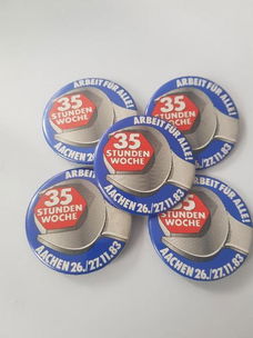 Button 35 Stunden Woche