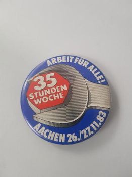 Button 35 Stunden Woche - 1