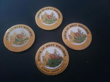 Emaille pin State of West Virginia