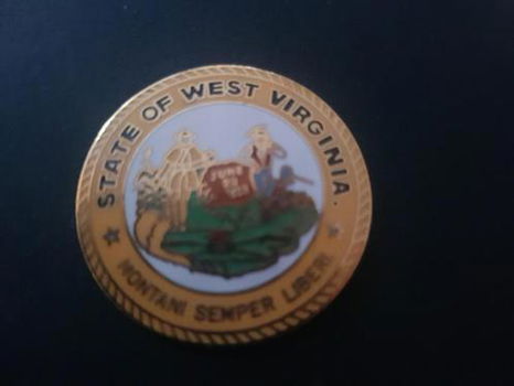 Emaille pin State of West Virginia - 1