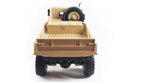 RC vrachtauto U.S. M35 leger vrachtwagen 6WD RTR 1:16, zandkleur - 6