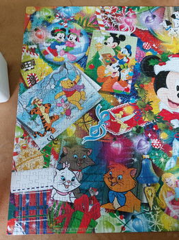 Disney kerst puzzel Jumbo 1000 stukjes. - 1