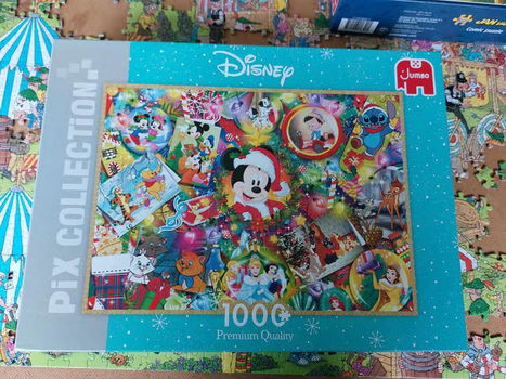 Disney kerst puzzel Jumbo 1000 stukjes. - 4