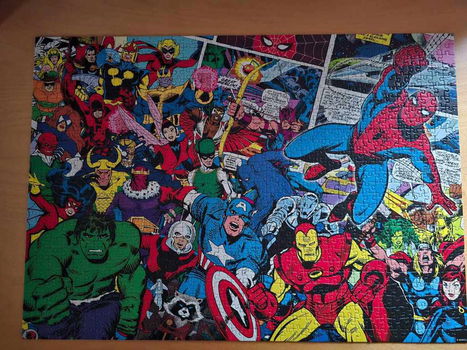 Ravensburger puzzel Marvel 1000 stukjes. - 0