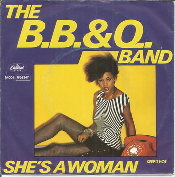 The B.B. & Q. Band – She's A Woman (1983) - 0