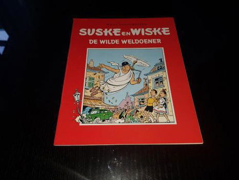 Suske en Wiske nr.43. De Wilde Weldoener.(blauw/rood) - 0