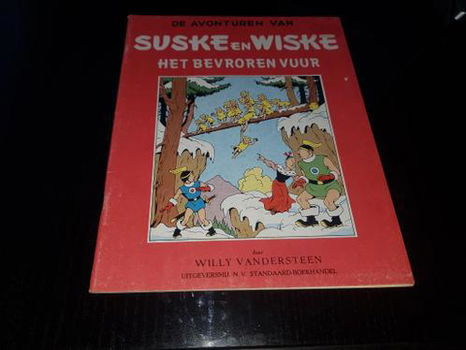 Suske en Wiske nr.15. Het Bevroren Vuur. (blauw/rood) - 0