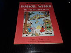 Suske en Wiske nr.15. Het Bevroren Vuur. (blauw/rood)