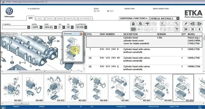 ETKA 8.6 AUDI VW SKODA SEAT 2025 USB STICK - 5