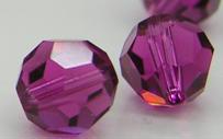 Swarovski 5000 Fuchsia 8mm 21 Stuk of P. St. - 1