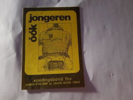 Sticker FNV Ook Jongeren - 0