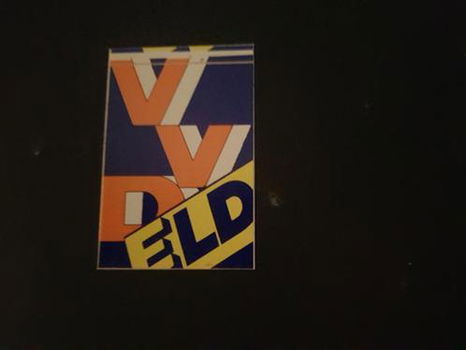 Sticker VVD. - 0