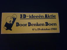 Sticker 3 ideeën aktie