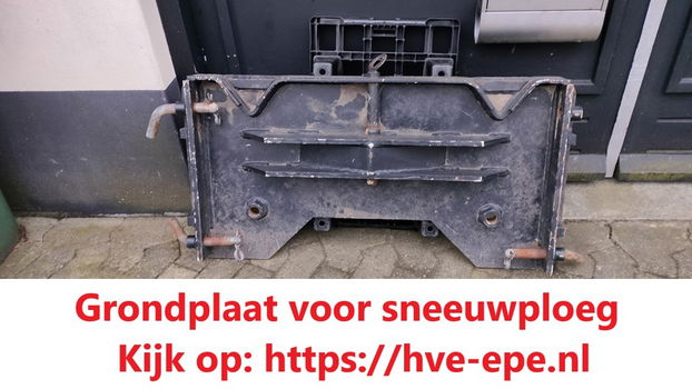 Grondplaat / Aanbouwplaat ... voor sneeuwploeg o.i.d. - 2