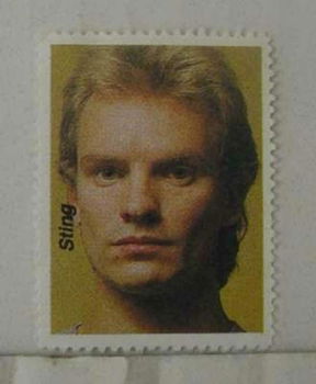 Popfoto zegel Police(Sting) - 0