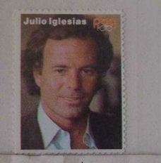 Popfoto zegel Julio Iglesias