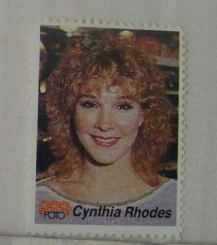 Popfoto zegel Cynthia Rhodes - 0