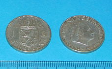 Nederland - 1 gulden 1955 - zilver