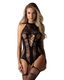 Bodystocking met Open Kruis - Zwart - 0 - Thumbnail