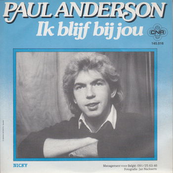 Paul Anderson (2) ‎– Ik Blijf Bij Jou - 0