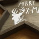 Kerst decoratie houten ster met kerst quote optie 5 - 1 - Thumbnail