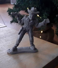 1x Cowboy figuur - poppetje