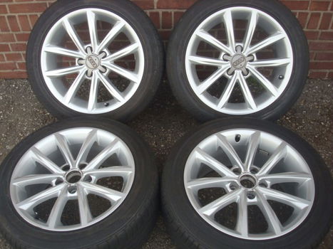 17 inch Originele Audi TT Velgen en Banden Steek 5x112 - 3