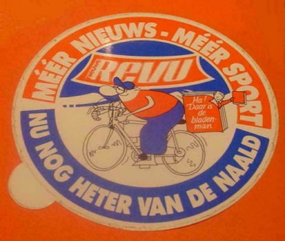 Sticker meer nieuws-meer sport Revue - 0