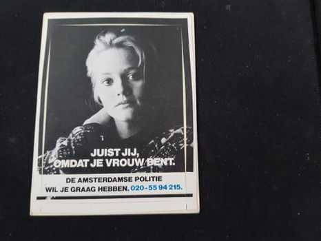 Sticker de Amsterdamse politie wil je graag hebben. - 0