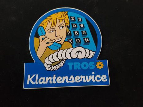 Sticker Tros Klantenservice - 0